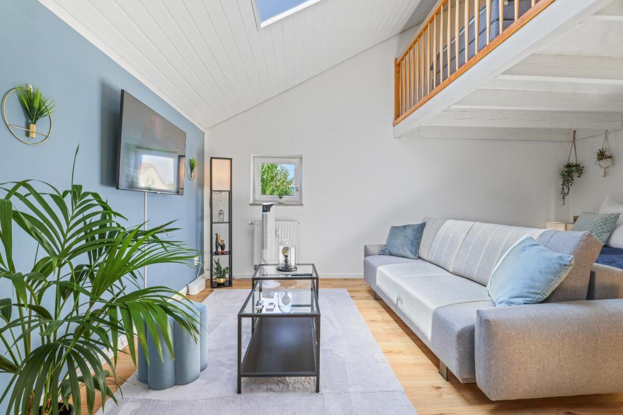 Apart21 - Blue - Maisonette - Netflix - Parking - Near Audi 因戈尔施塔特 外观 照片